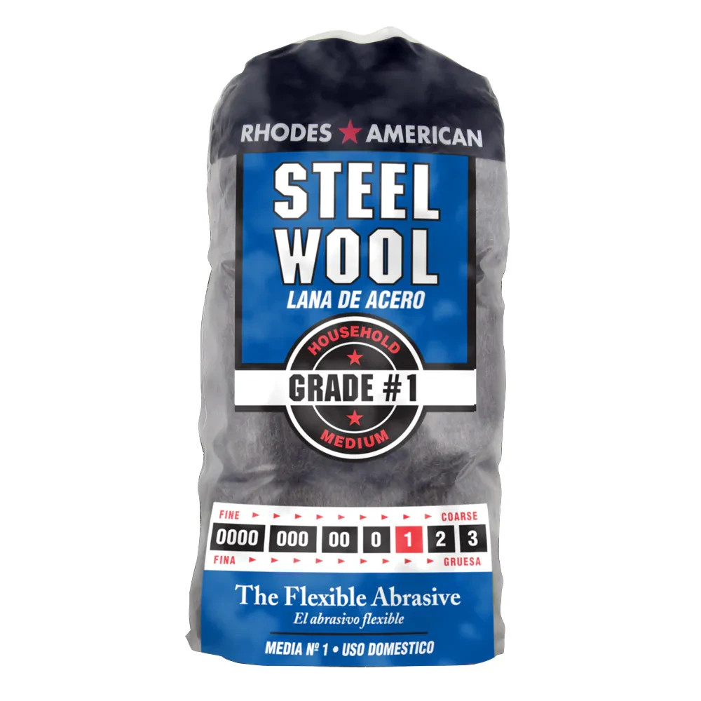 Homax Rhodes American Steel Wool Fine Grade #0 - 12 Pad