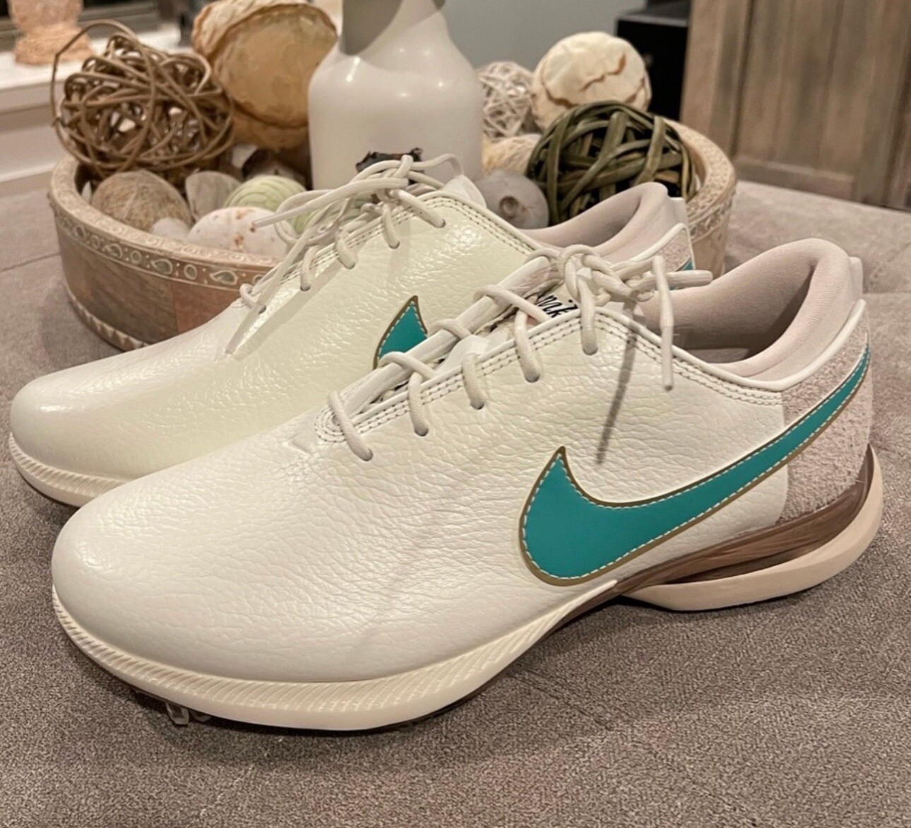 Nike Air Zoom Victory Tour 2 NRG Golf Shoes Sail Teal Sz 8 DM9931-141 NWOB