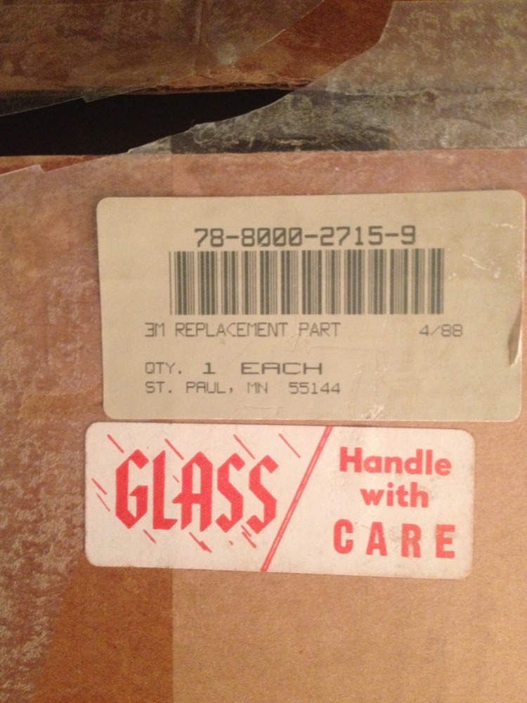 NEW 3M Replacement Part Glass Projector Replacement 78-8000-2715-9