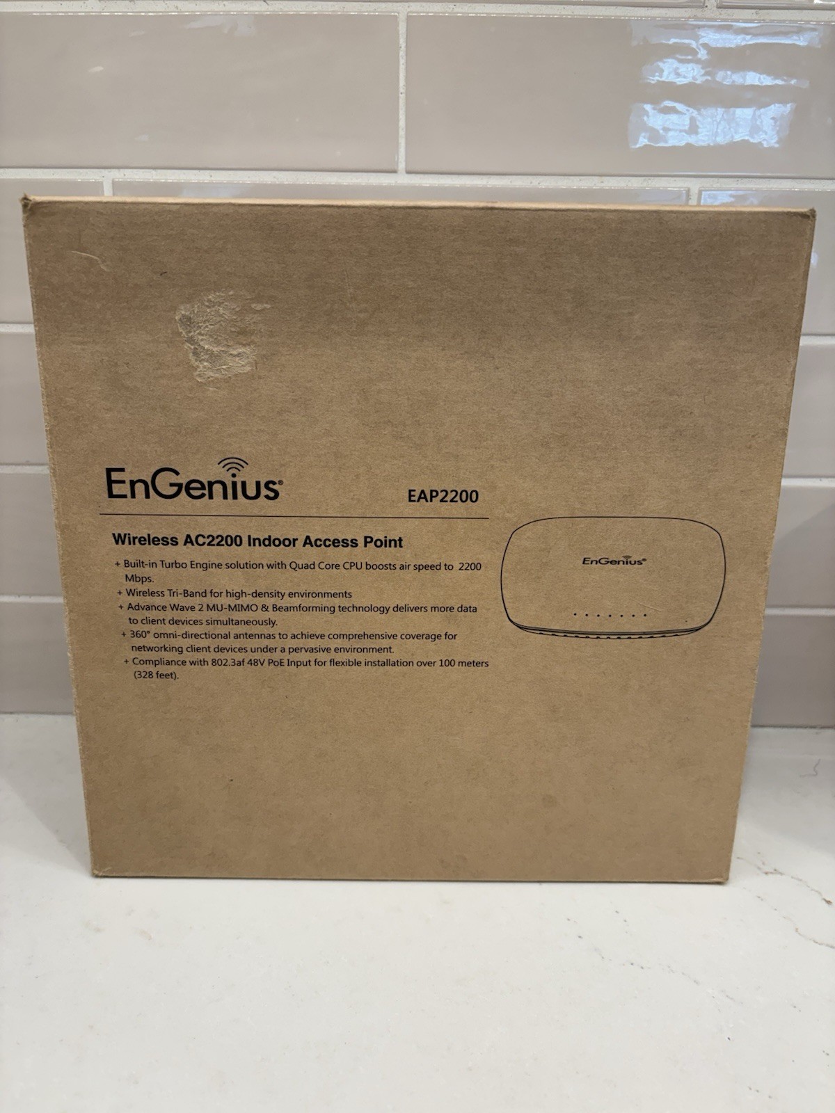 EnGenius EAP2200 Wireless Ac2200 Indoor Access Point - White...NIB
