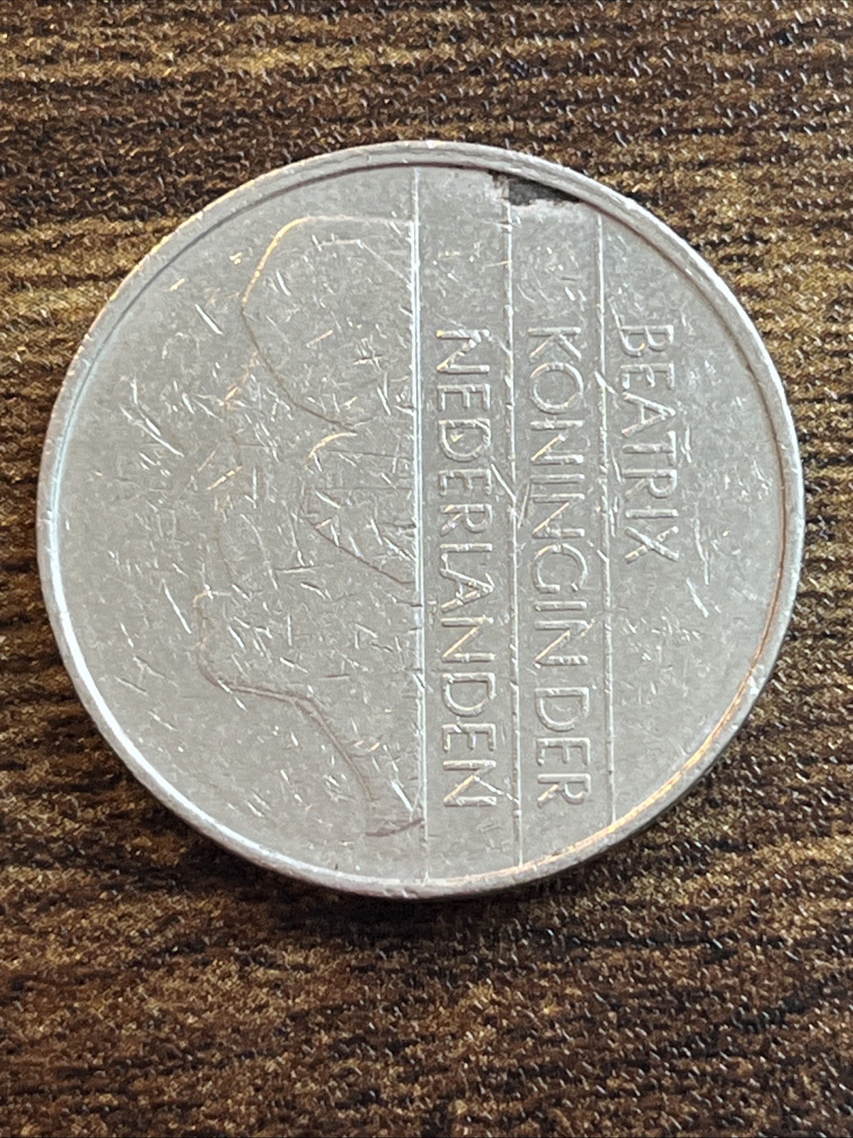1984 Netherlands 2 1/2 Gulden Actual Coin TB1839*
