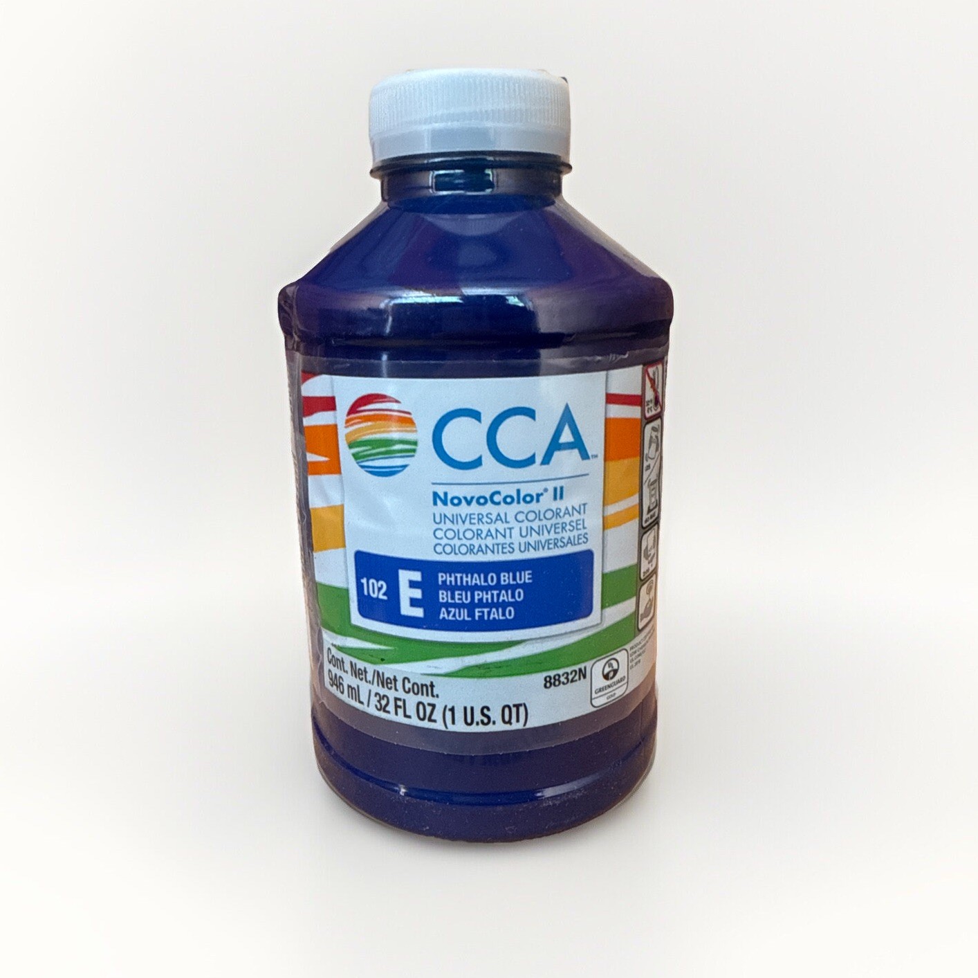 Valspar CCA NovoColor II Universal Colorant 102 E-Phthalo Blue 8832N 1 Qt