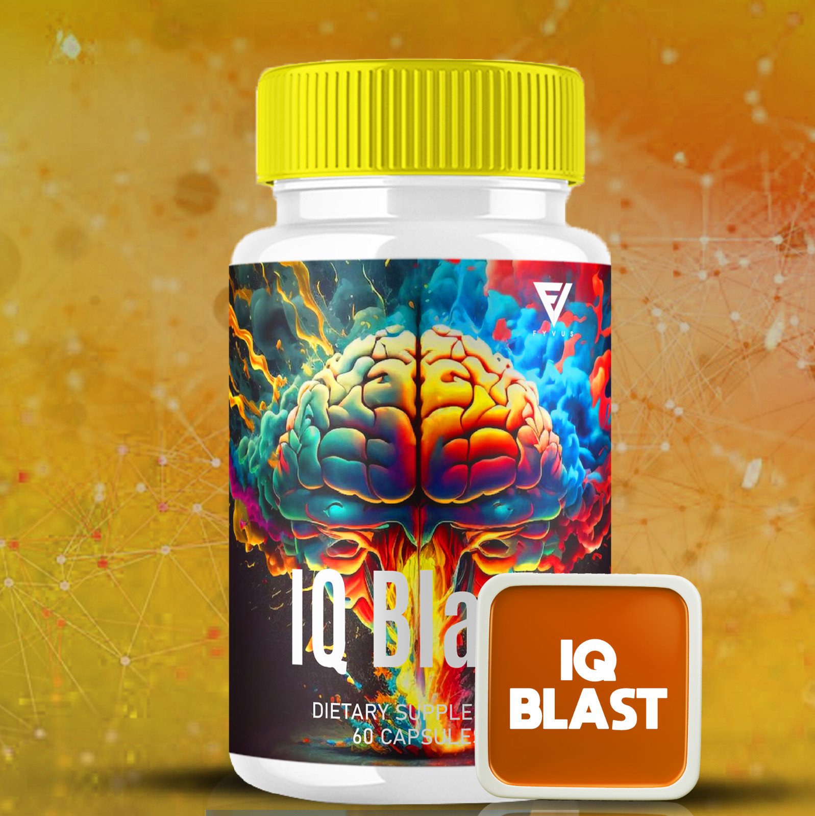 IQ Blast Pro Brain Pills IQ BlastPro Memory Supplement (60 Capsules)
