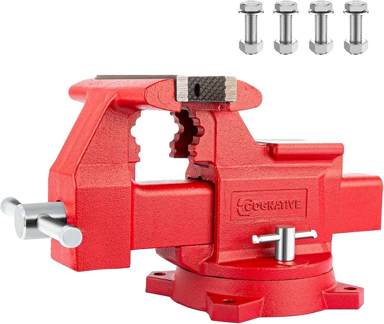 8in Heavy Duty Bench Vise, Ductile Iron Bench Vise, 9900LBS