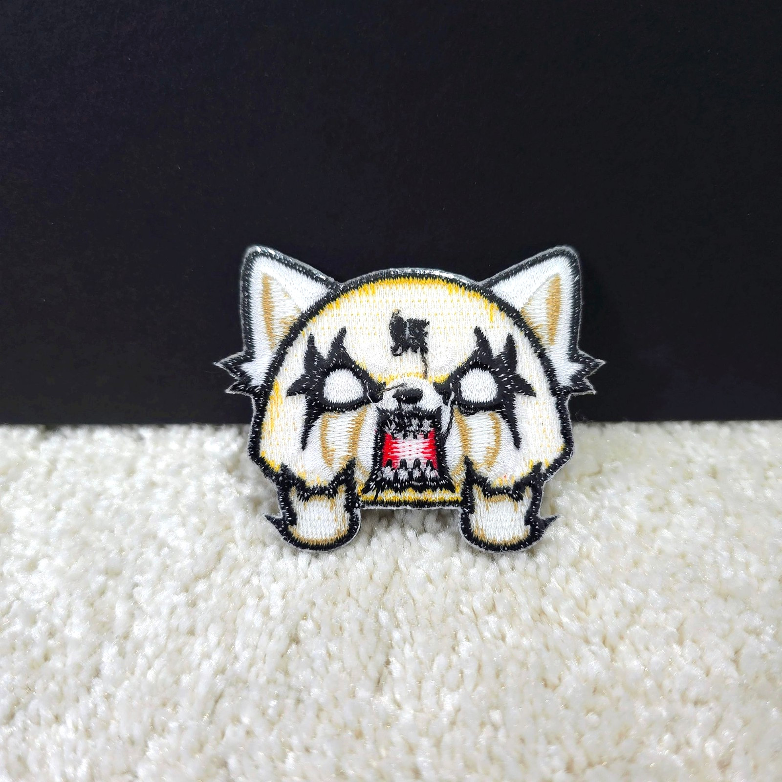 Aggretsuko 2" iron-on patch kawaii Japan