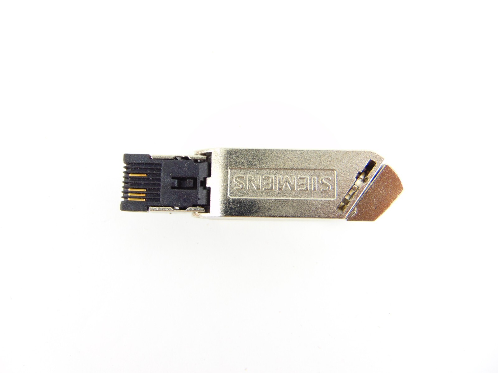 Siemens FC Ethernet Connector M12 180 Degree