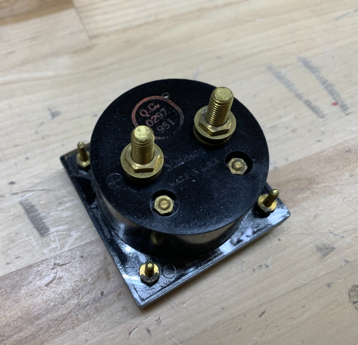 Simpson 09640 Analog Panel Meter 0-500DCV 2.5" Wide