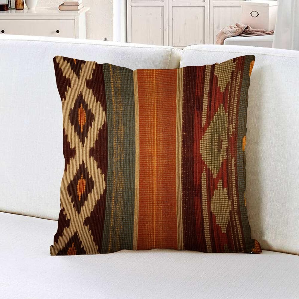 IBILIU Navajo Style Throw Pillow Covers 18" x (Pack of 1), Liucv011