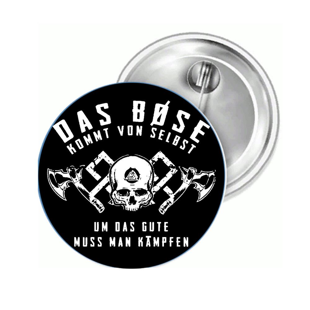Evil Comes By Itself Around Good Pin Button Pin Brooch