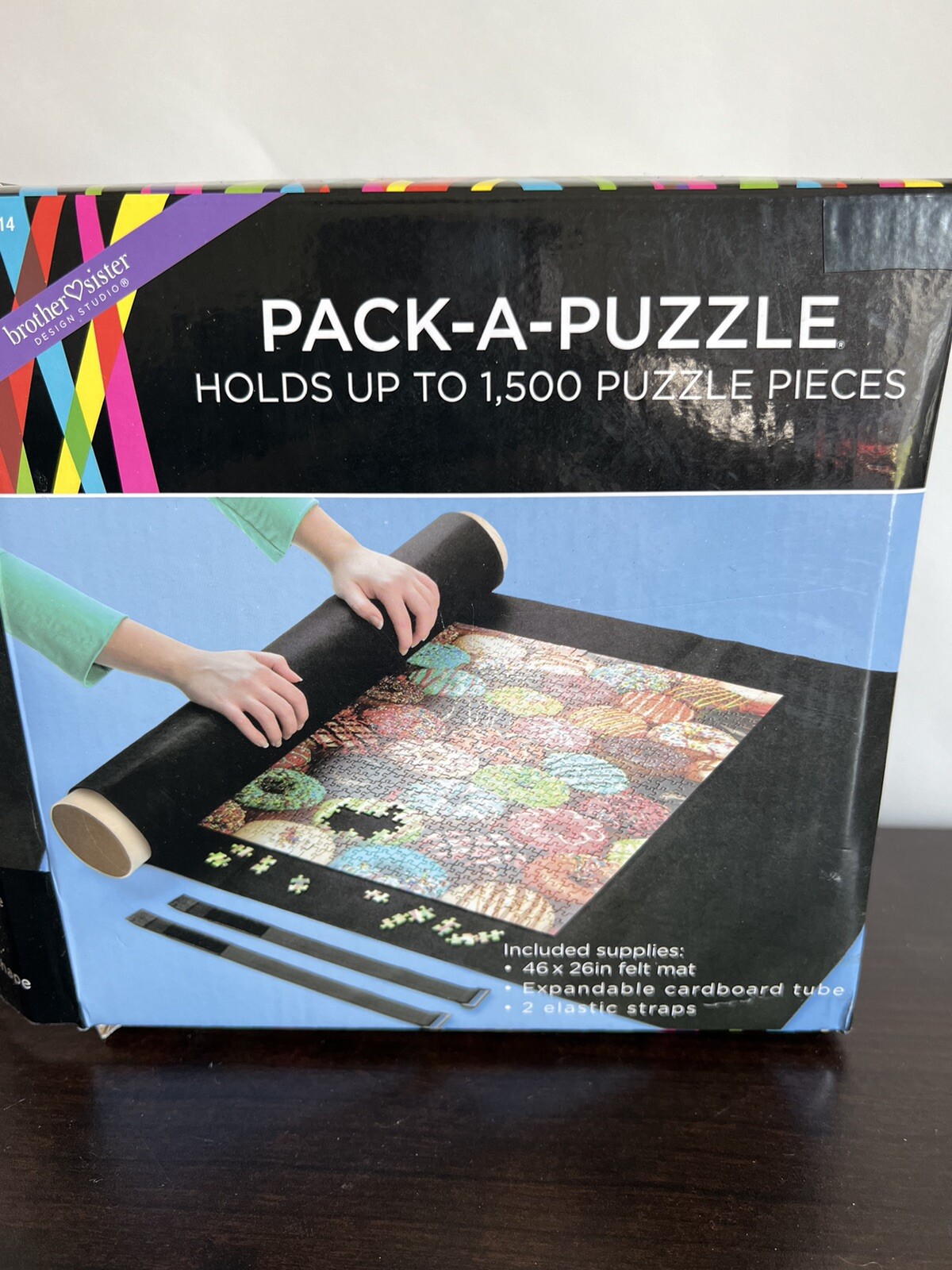 Pack-A-Puzzle Felt Mat Storage For Up To 1500 Piece Puzzles