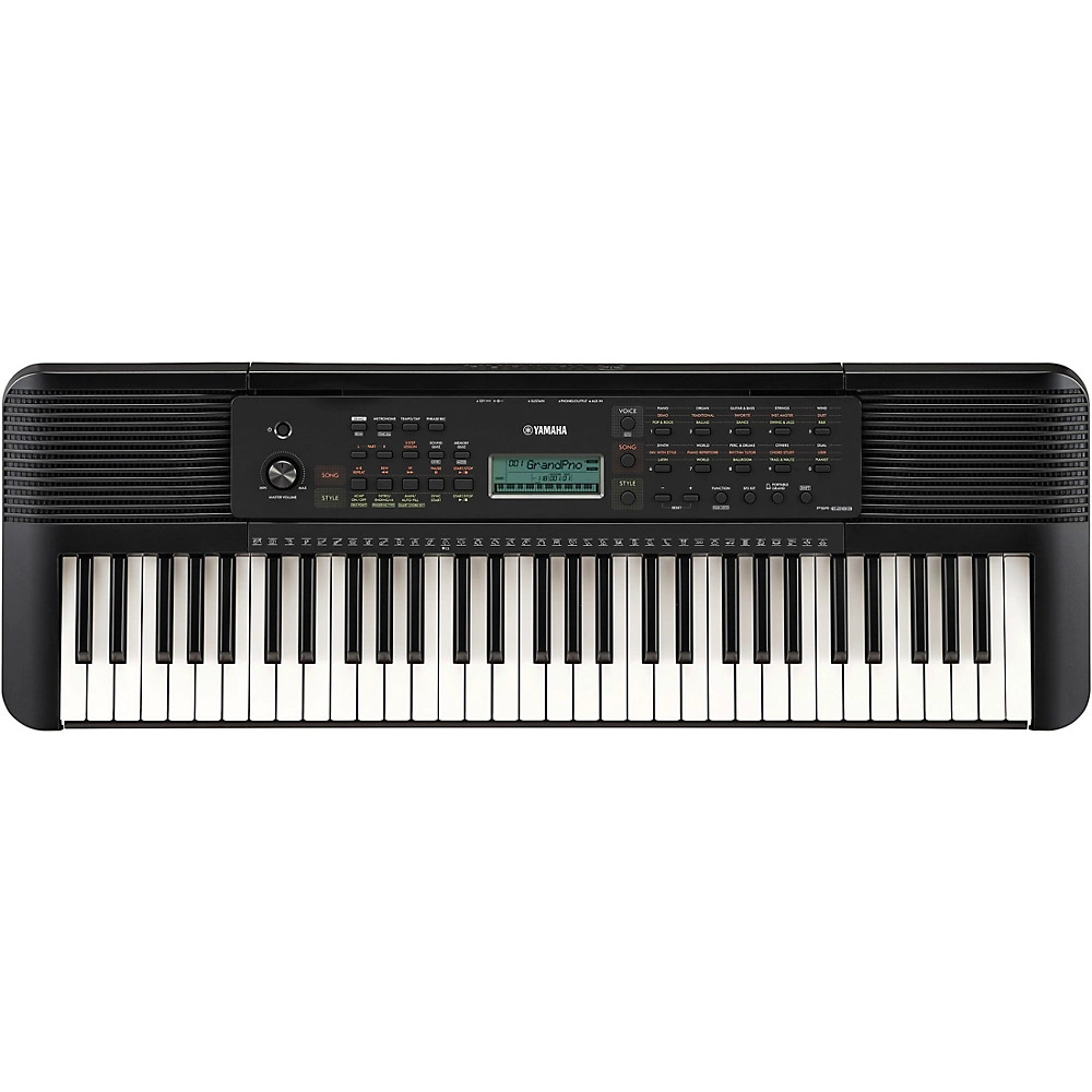 Yamaha PSRE283 61-Key Portable Keyboard Essentials Bundle
