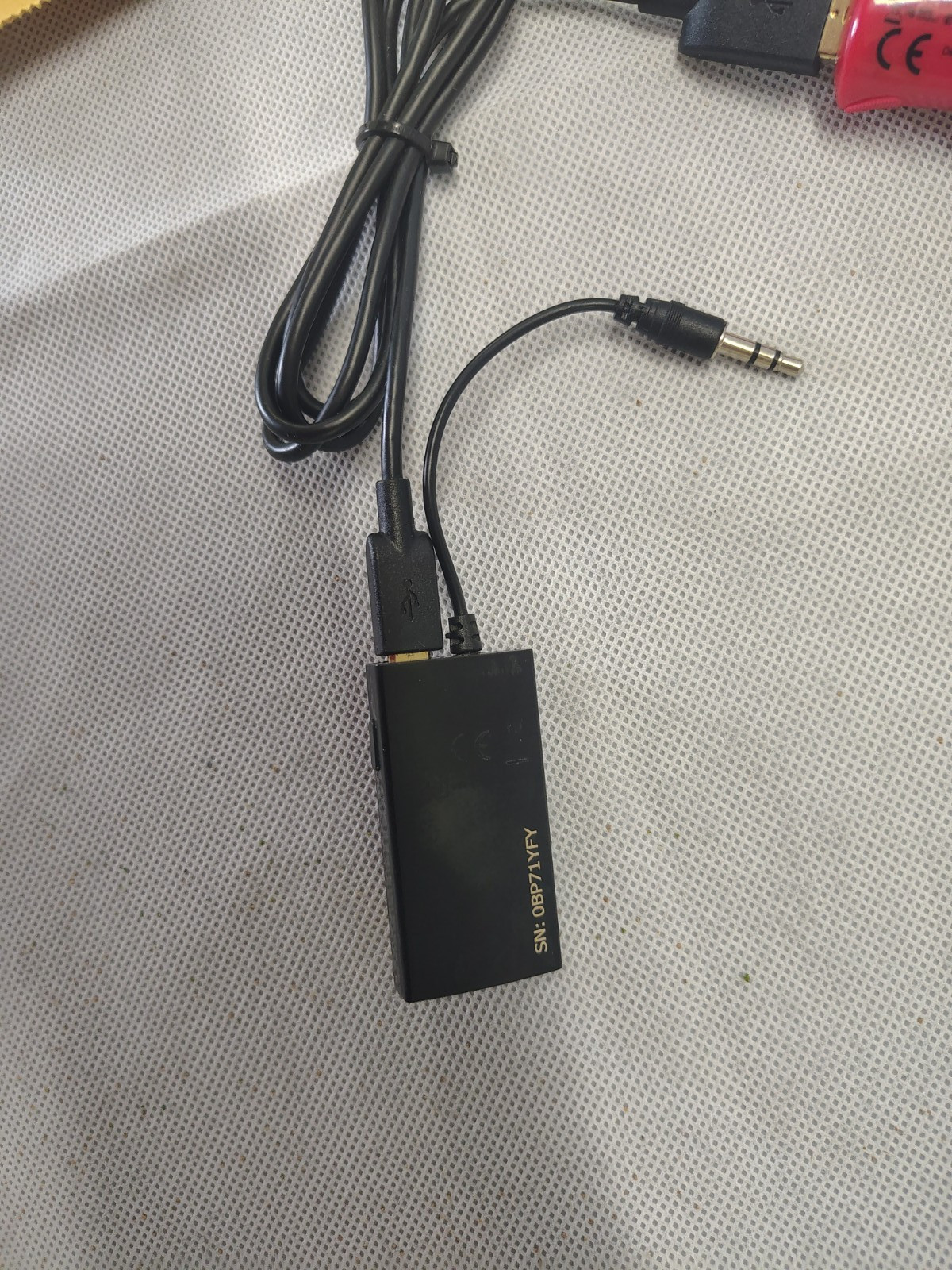 TaoTronics TT-BA01 Wireless Stereo Audio Transmitter 3.5mm Tested Working