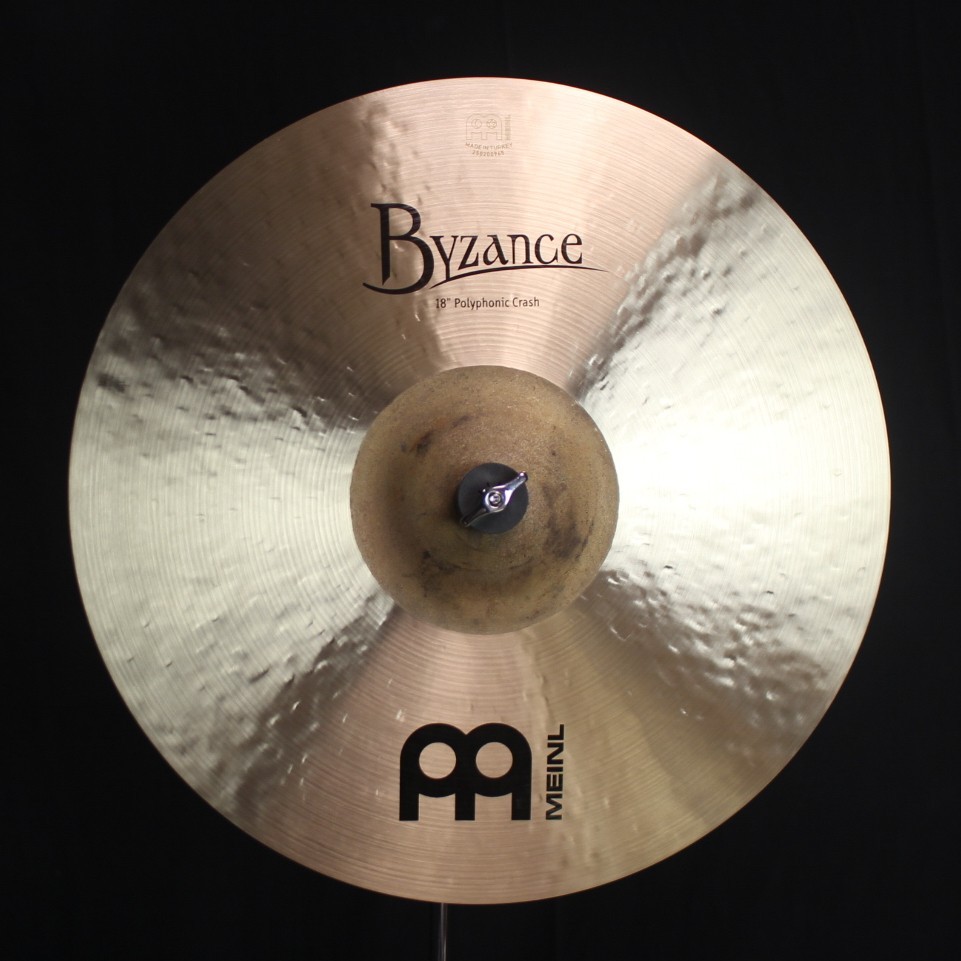 Meinl 18" Byzance Traditional Polyphonic Crash - 1414g (video demo)