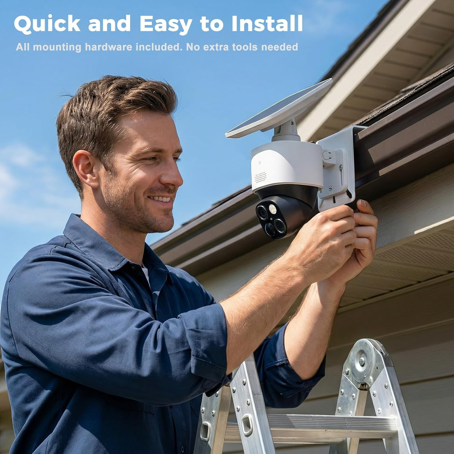Gutter Mount Bracket Compatible with Eufy Security Solocam S340/E30/E42, Eufy Se