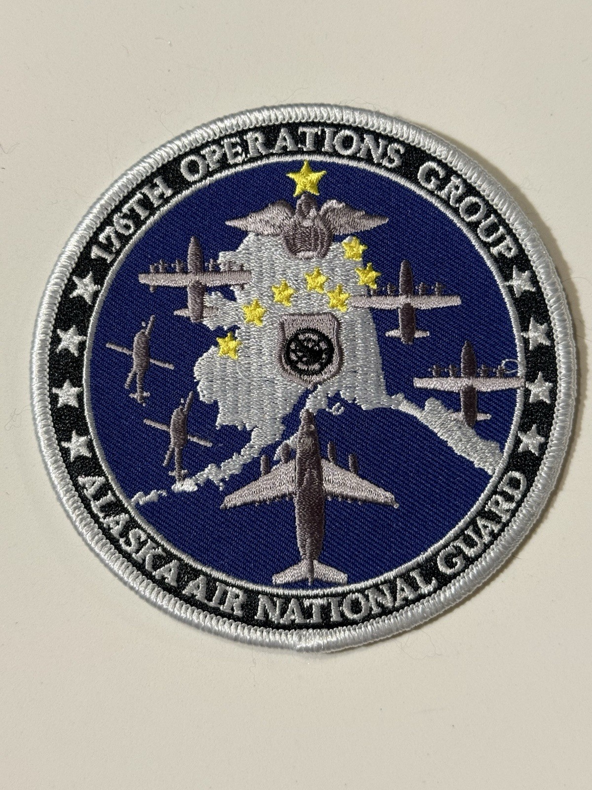 Original USAF 176th Operations Group - Alaska Air National Guard (AK ANG) Patch