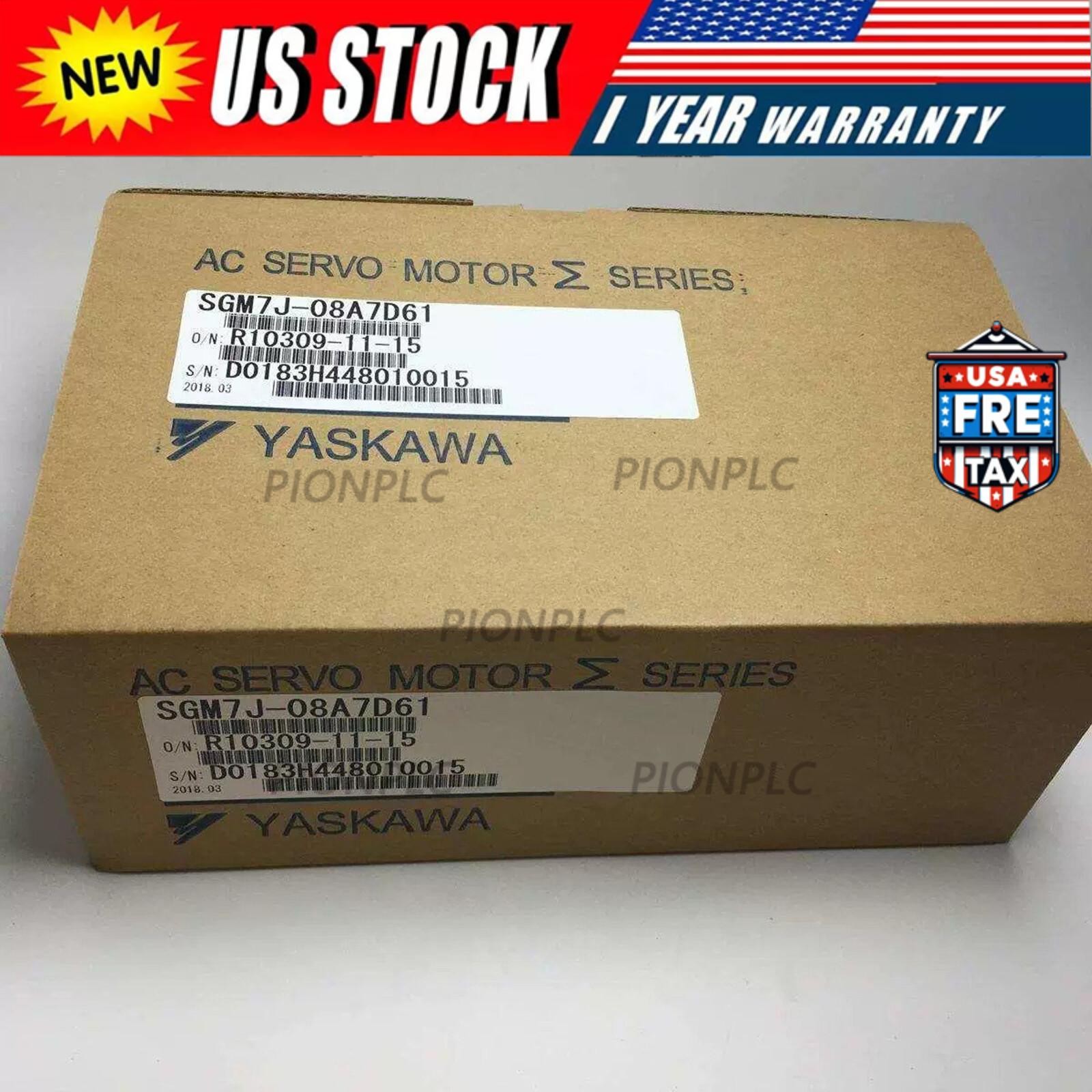 Yaskawa SGM7J-08A7D61 Servo Motor 1PC New Expedited Shipping SGM7J08A7D61