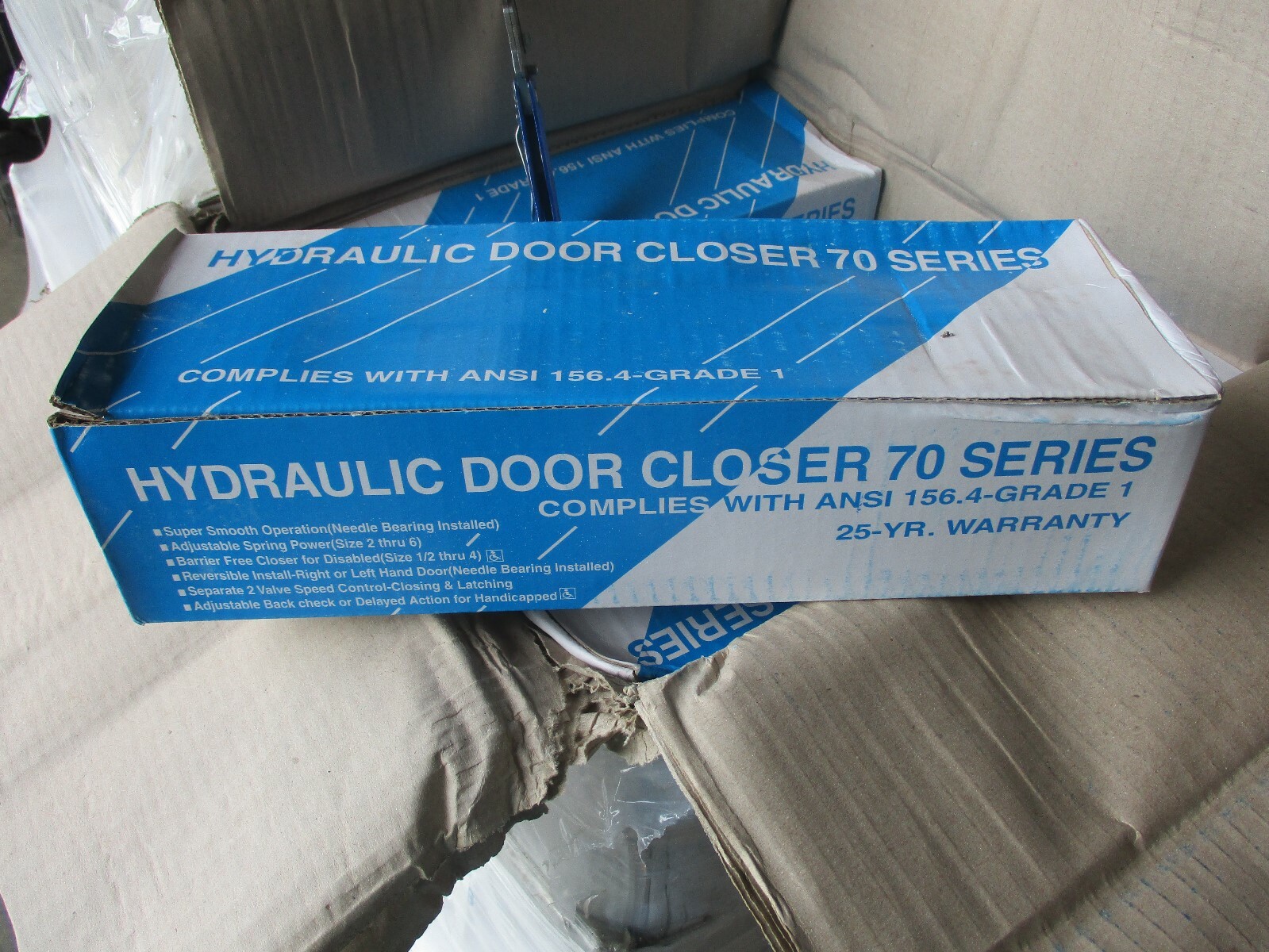 TACO-PHILA  HYDRAULIC DOOR CLOSER 55-253, 70 SERIES, COMPLETE WITH ANSI 156.4-