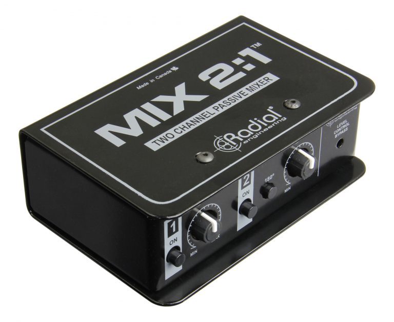 Radial Engineering Mix 2:1 Two Channel Summing Mixer/Audio Combiner Free US Ship
