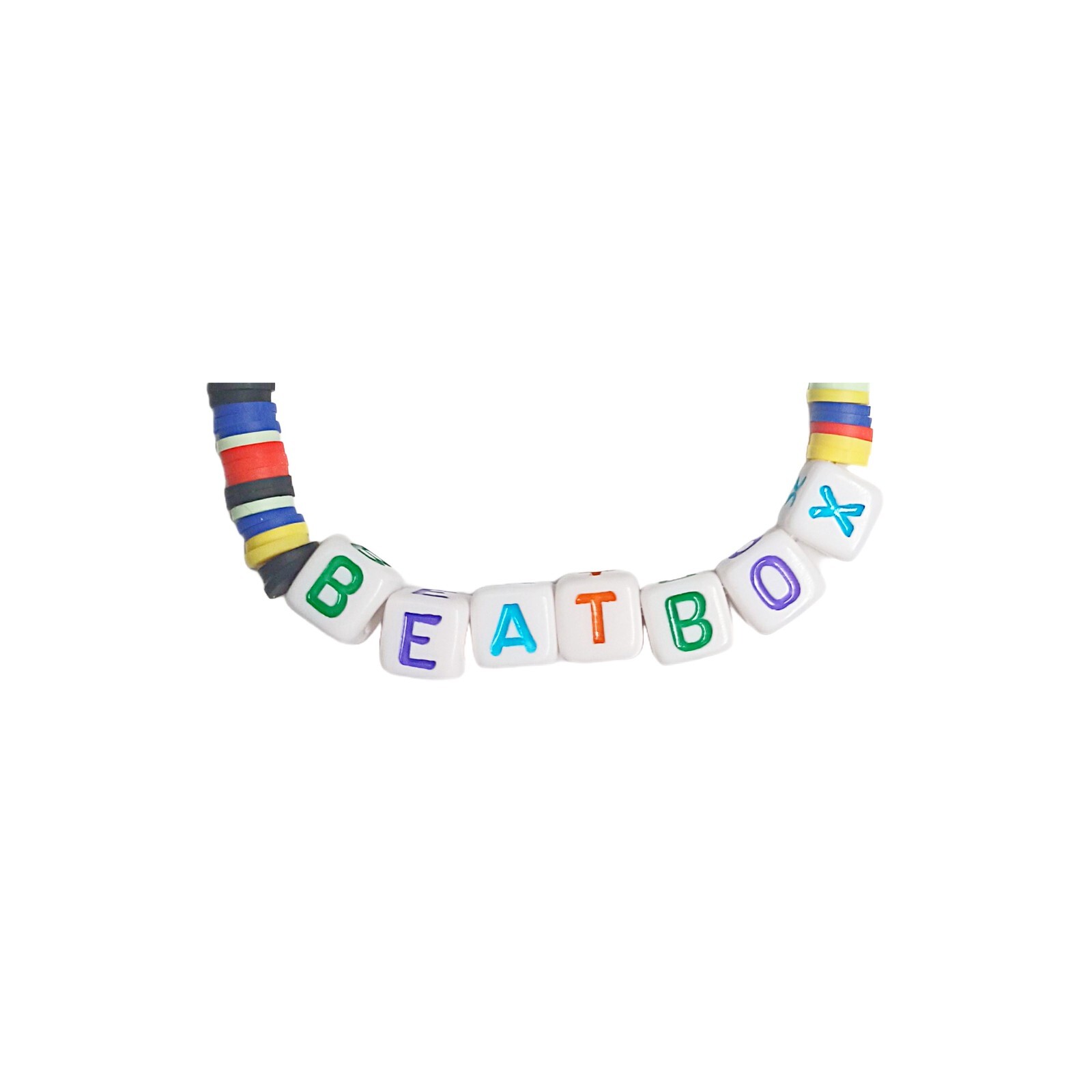 Multi-Colored Disc Beads Bracelet-Beatbox