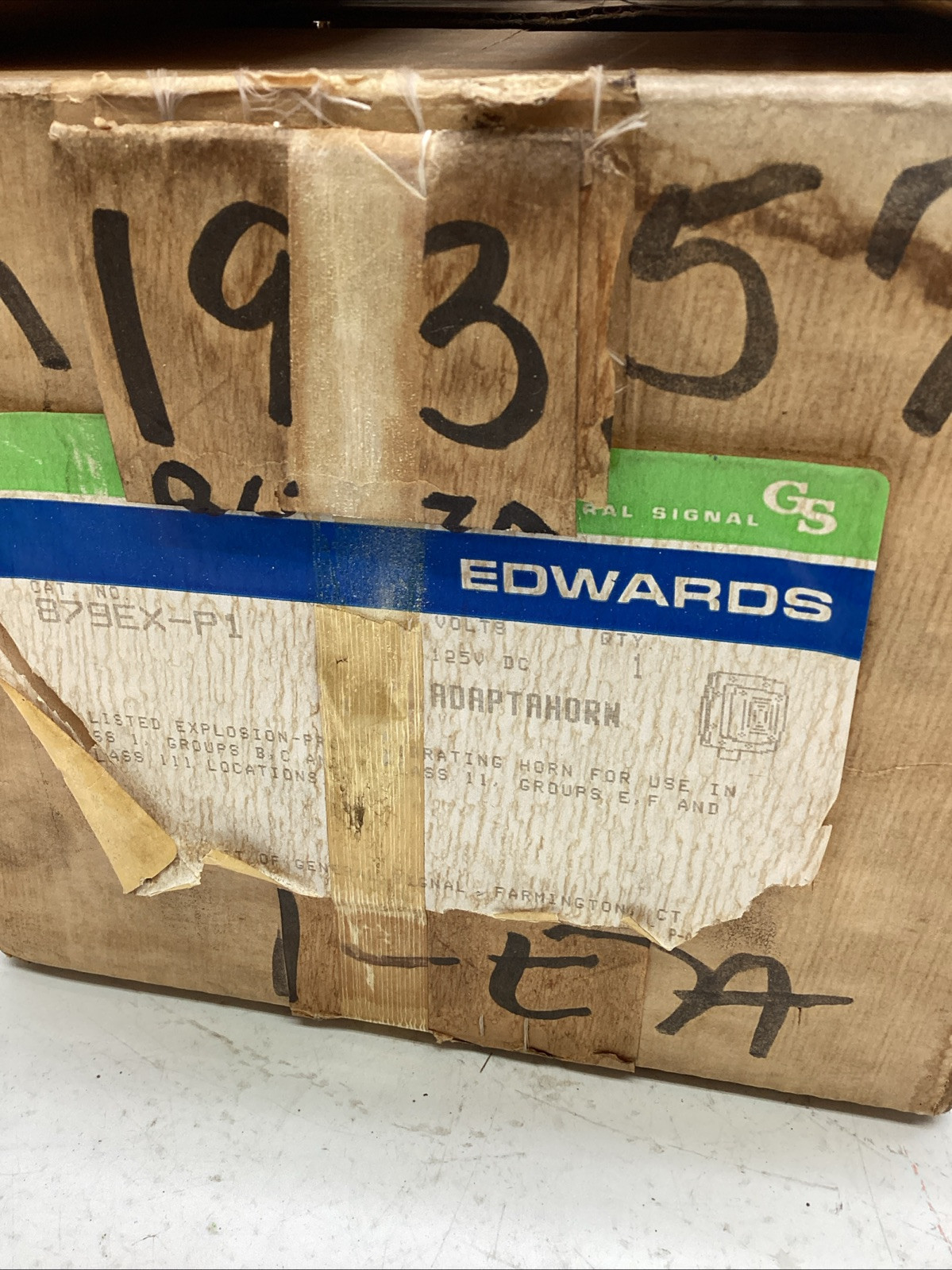 Edwards Explosion-Proof Adaptahorn 125 VDC 879EX-P1 NIB
