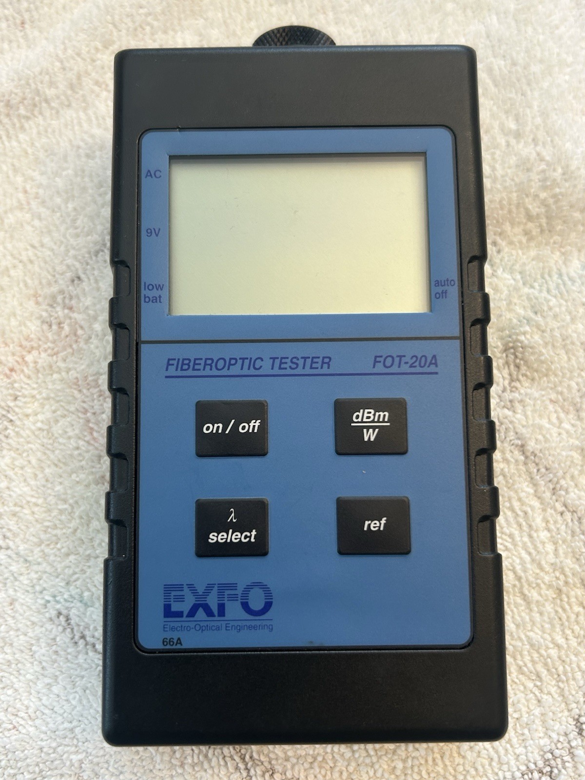 EXFO FOT-20A FIBER OPTIC TESTER POWER METER AND ADDITIONAL ITEMS/SEE PHOTOS