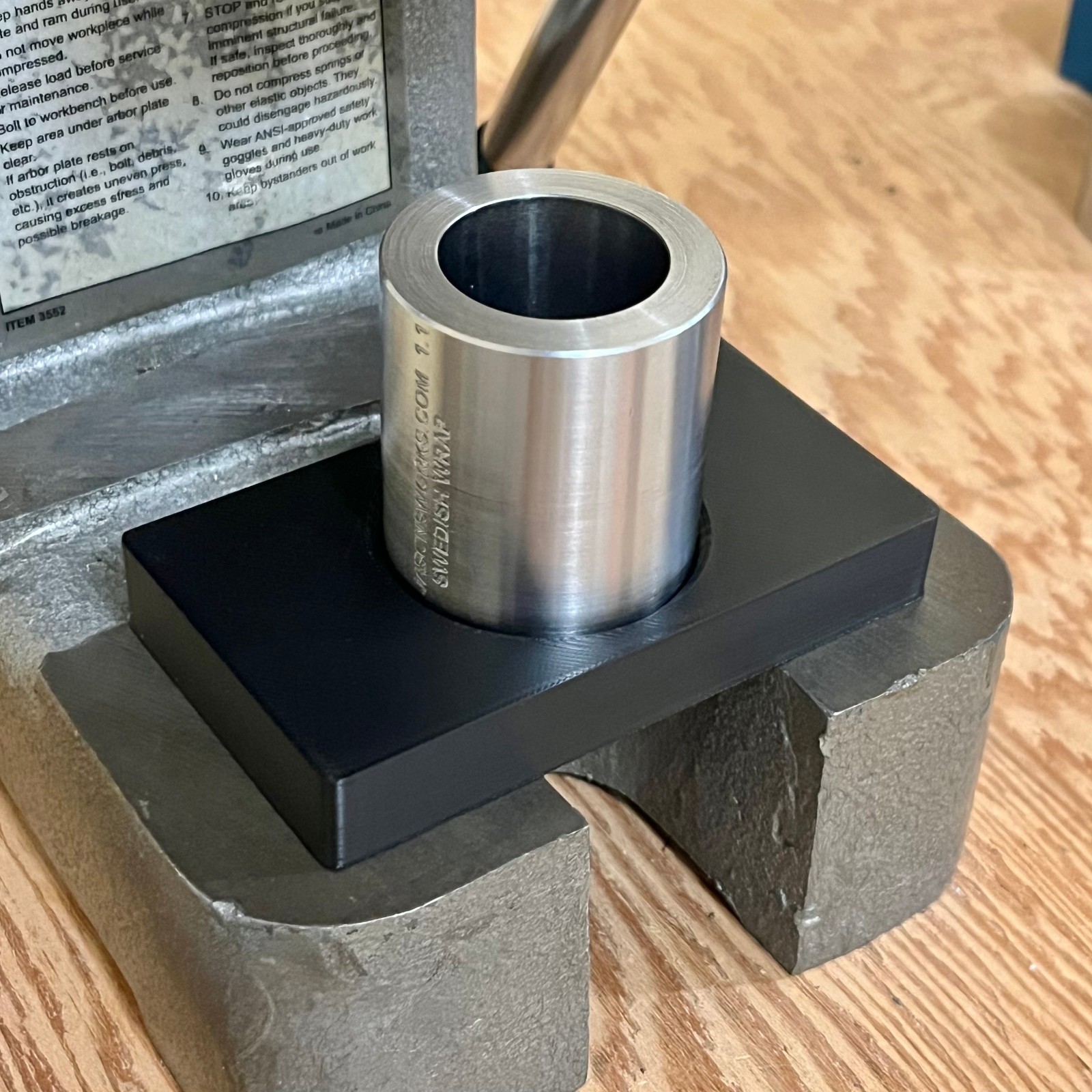Coin Ring Tool: Die Holder for Arbor Press