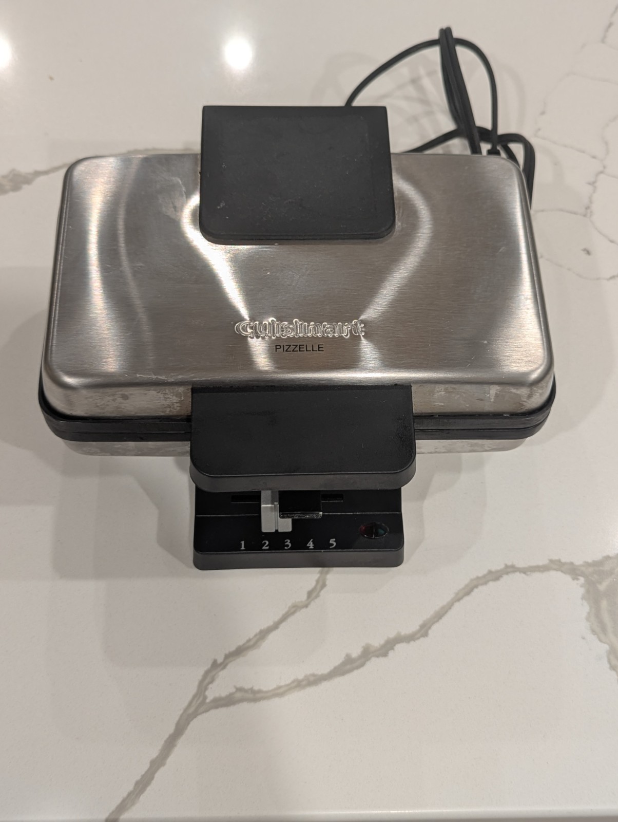 Pizzelle Maker Cuisinart WMPZ2 Dessert Stainless Nonstick Electric- WORKING