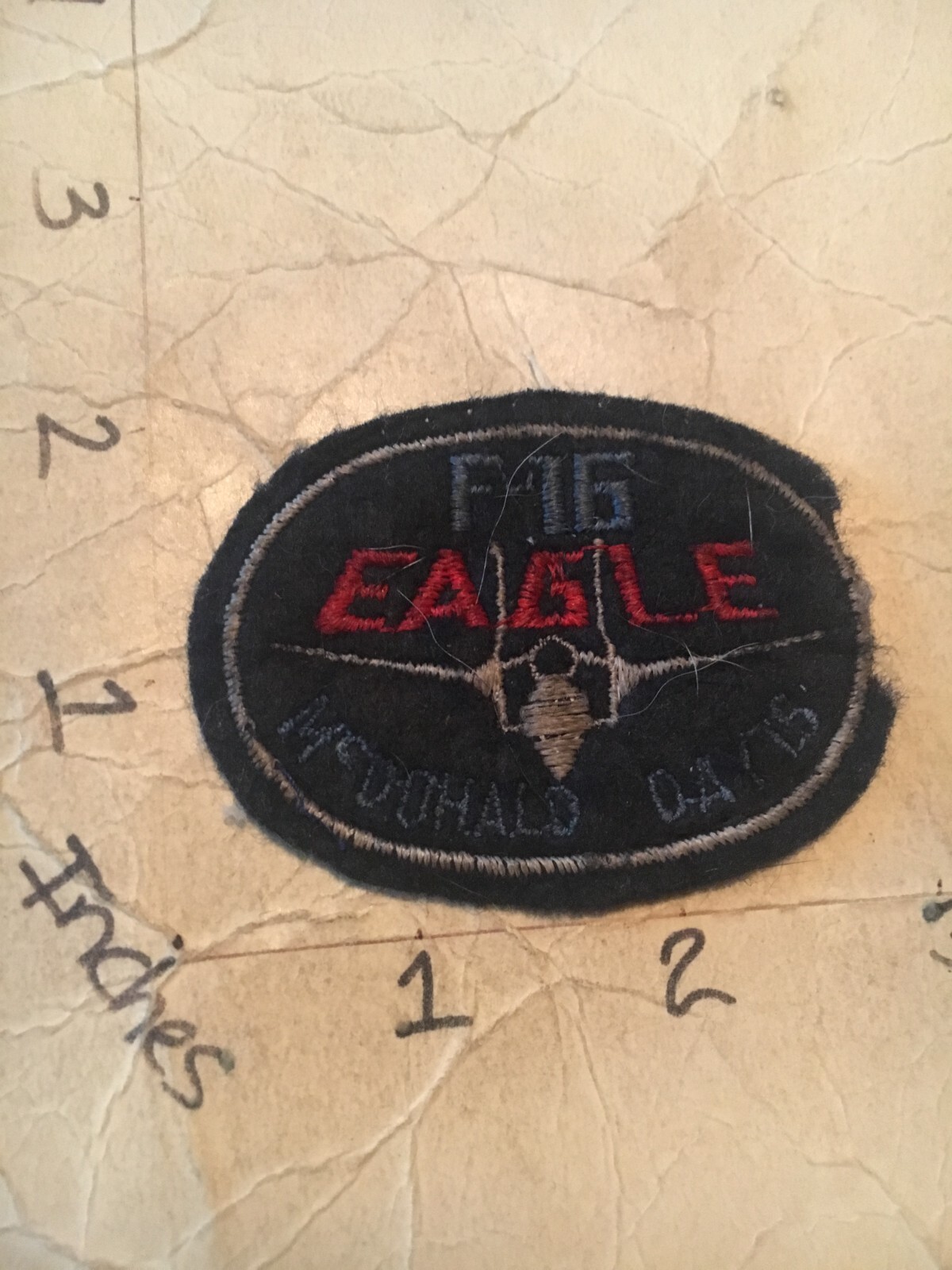 USAF F-16 Eagle patch 6/10/25