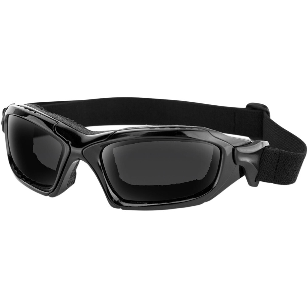 Bobster Diesel Interchangeable Goggles (Gloss Black, Yellow/Smoke/Clear Lens)