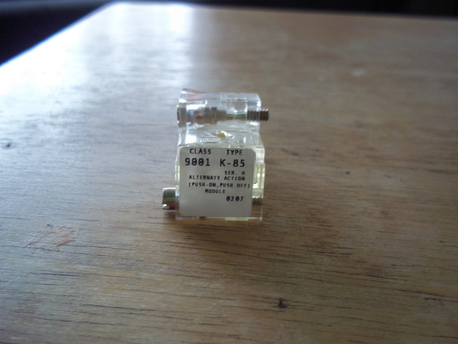 2  SQUARE D  9001 K-85  PUSH BUTTON ALTERNATE ACTION MODULE  LOT OF 2 MODULES