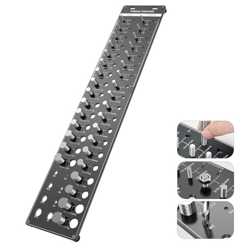34 Thread Checker, Nut and Bolt Thread Identifier Gauge: Precision Engineered