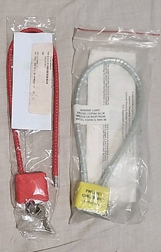 TWO 2 Different Cable Gun Lock Pistol Shotgun Rifle Child Safe FREE SHIPPING