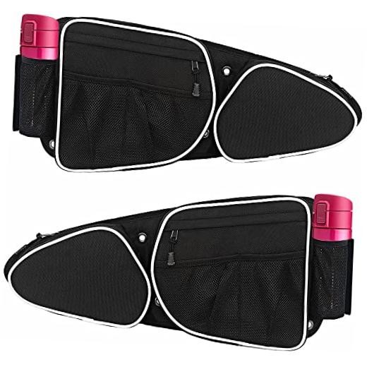 UTV Side Door Bags for Polaris RZR, 2pcs UTV Front Door Side Storage Bag Set