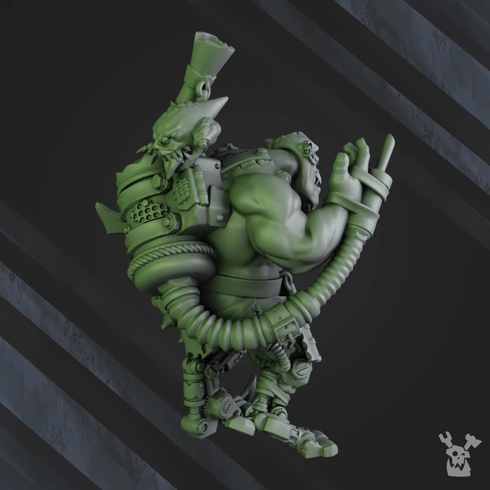 3d Printed Lecta Sawbones by DakkaDakka Miniatures