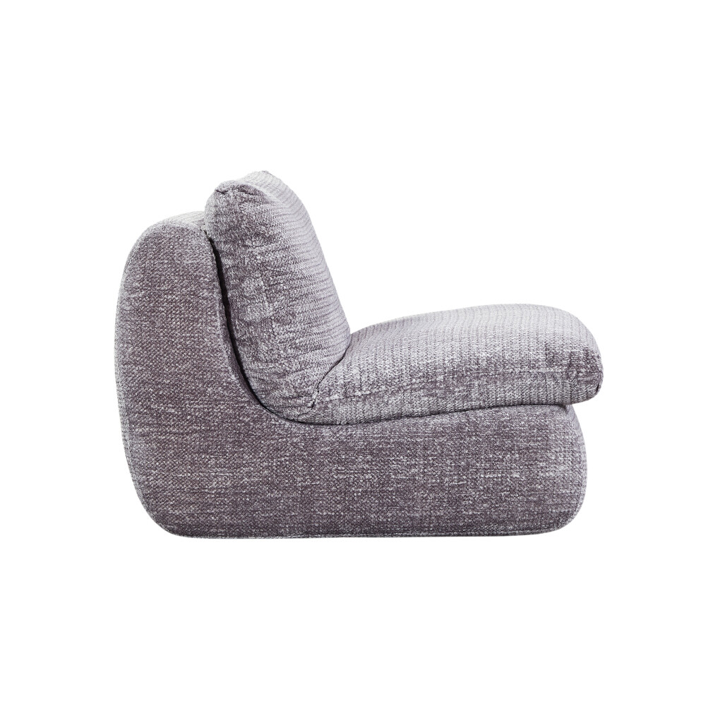 Liyasi Full Compression Sofa Chair, Ergonomic Design, Stable Construction, Grey