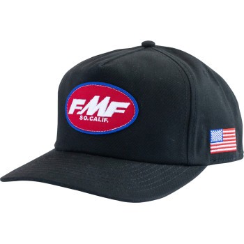 FMF Racing Snapback Machinist Hat Black Made in the USA Free Shipping
