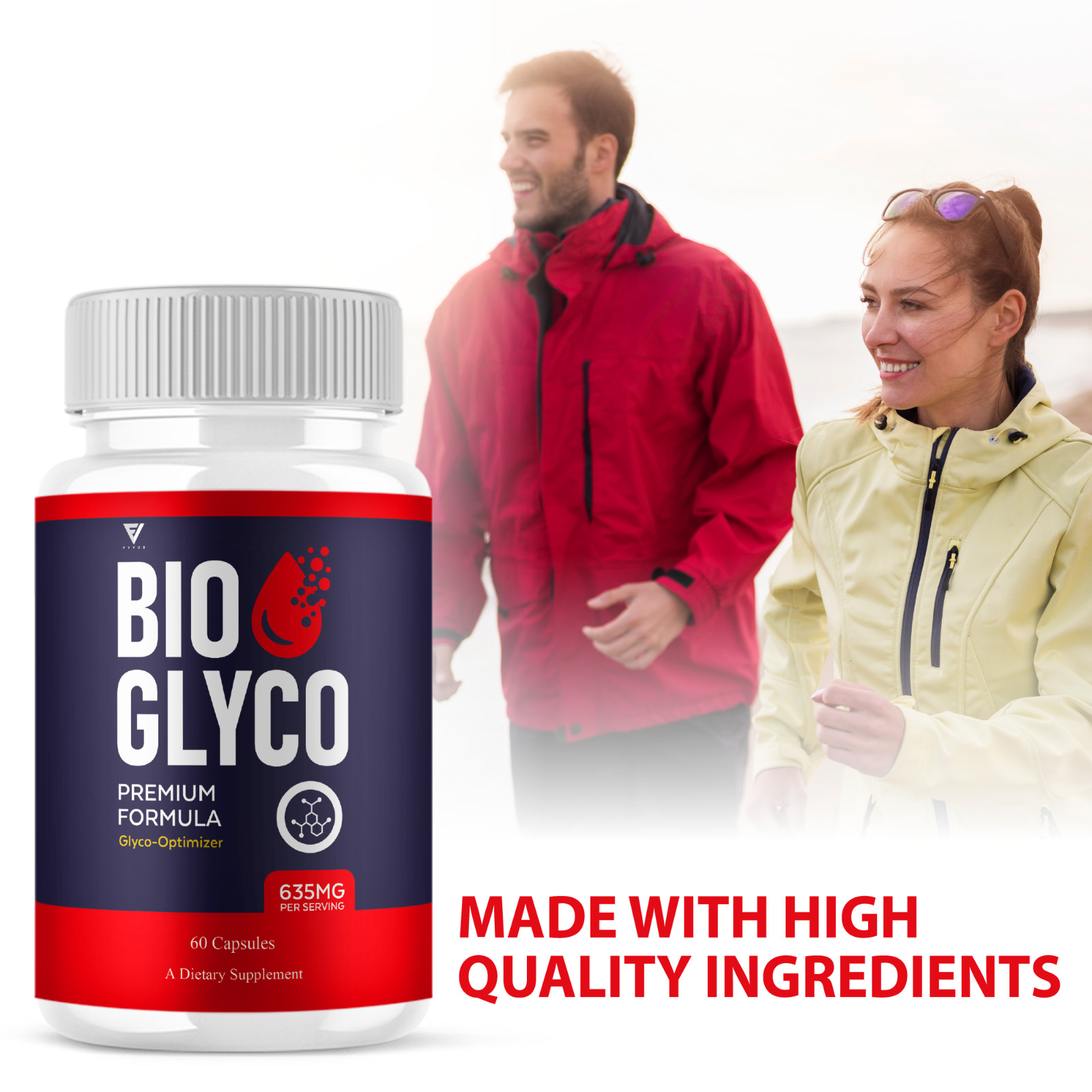 Bio Glyco Premium Blood Support Supplement, BioGlyco (60 Capsules)