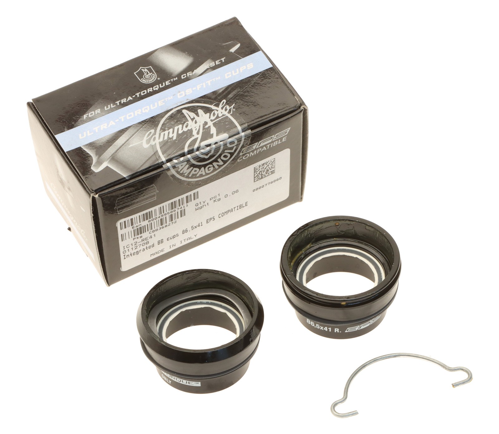 Campagnolo Ultra Torque Integrated Bottom Bracket Cups BB86 IC12-RE41 EPS NEW