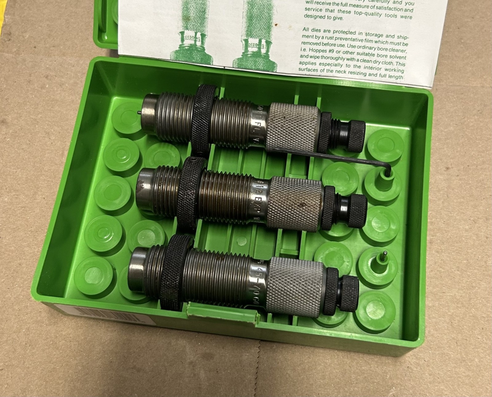 Redding Reloading, 3 Die Set 45-70 Govt, 80209, NR-115
