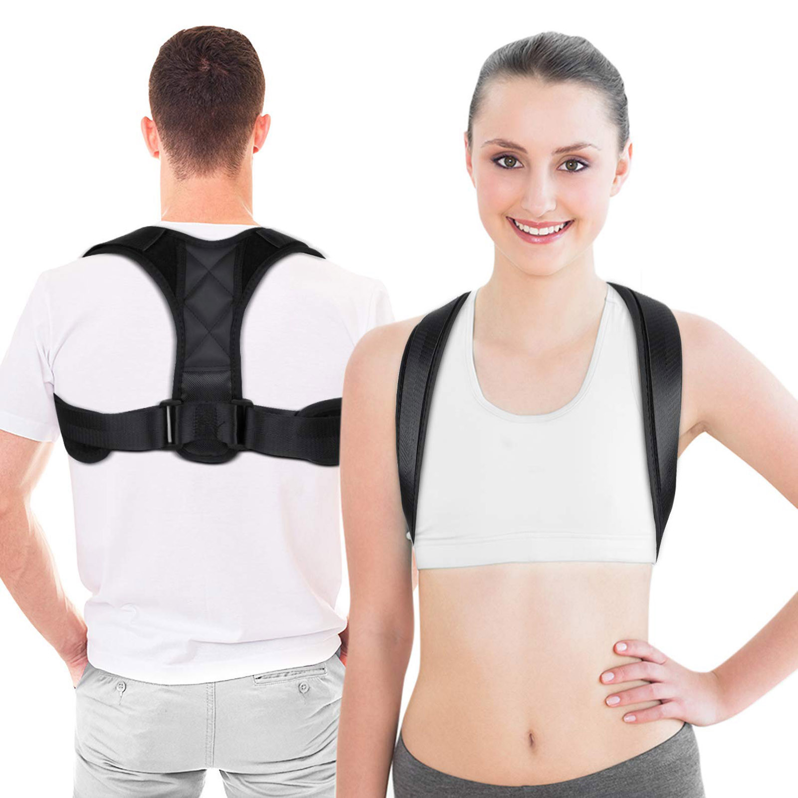 Posture Corrector Back Brace - Treating Forward Head Tilt Discomfort in the Neck