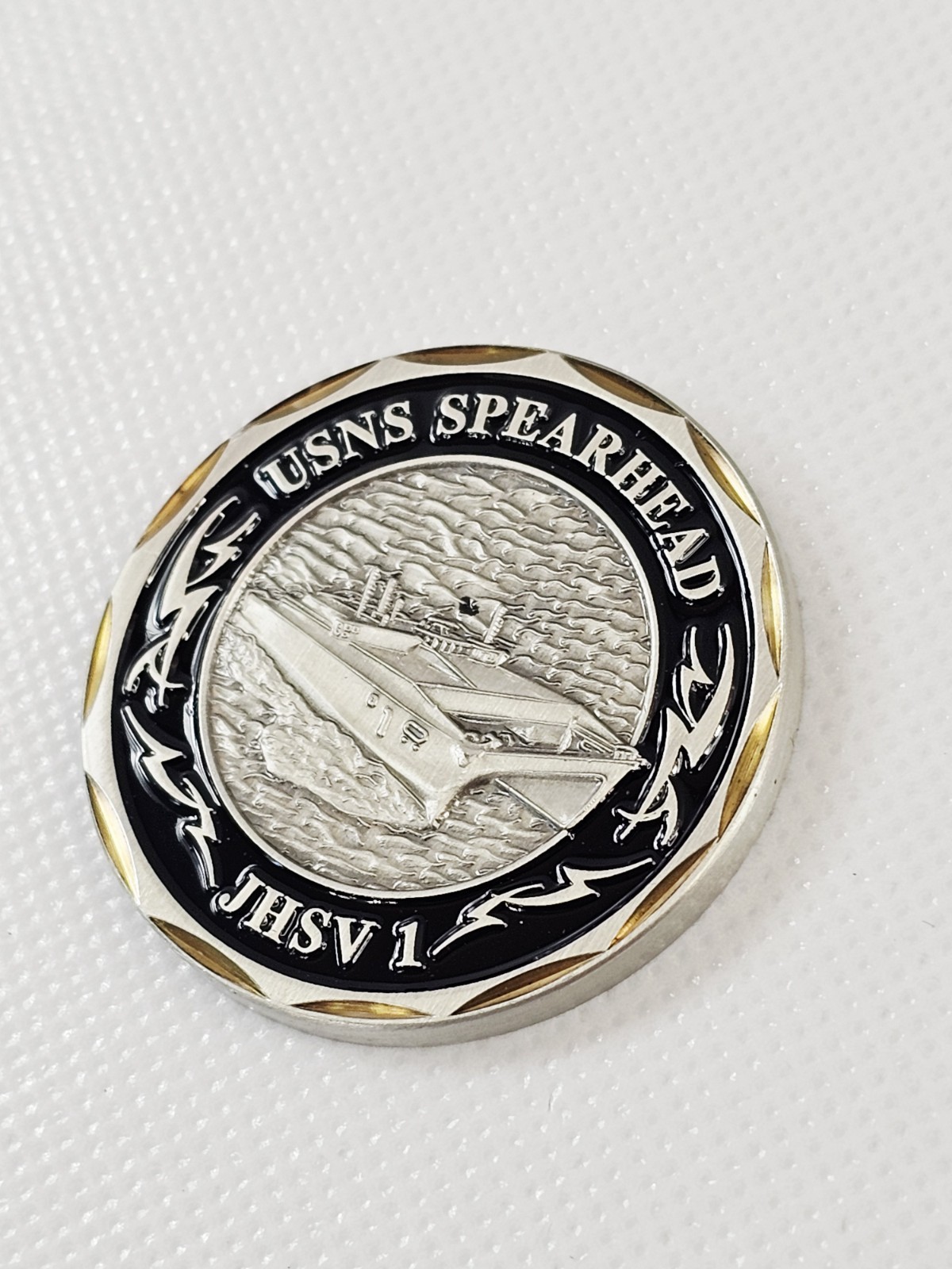 USNS SPEARHEAD JHSV 1 Challenge Coin