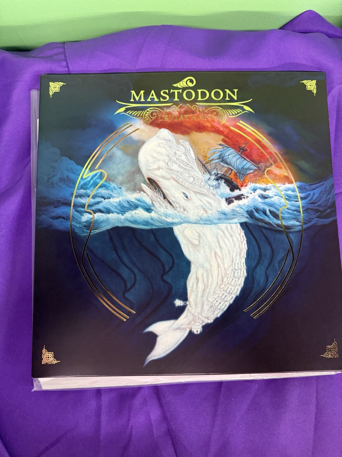 Mastodon - Leviathan Deluxe Liquid Filled Vinyl SUPER Rare Only 250 Pressed