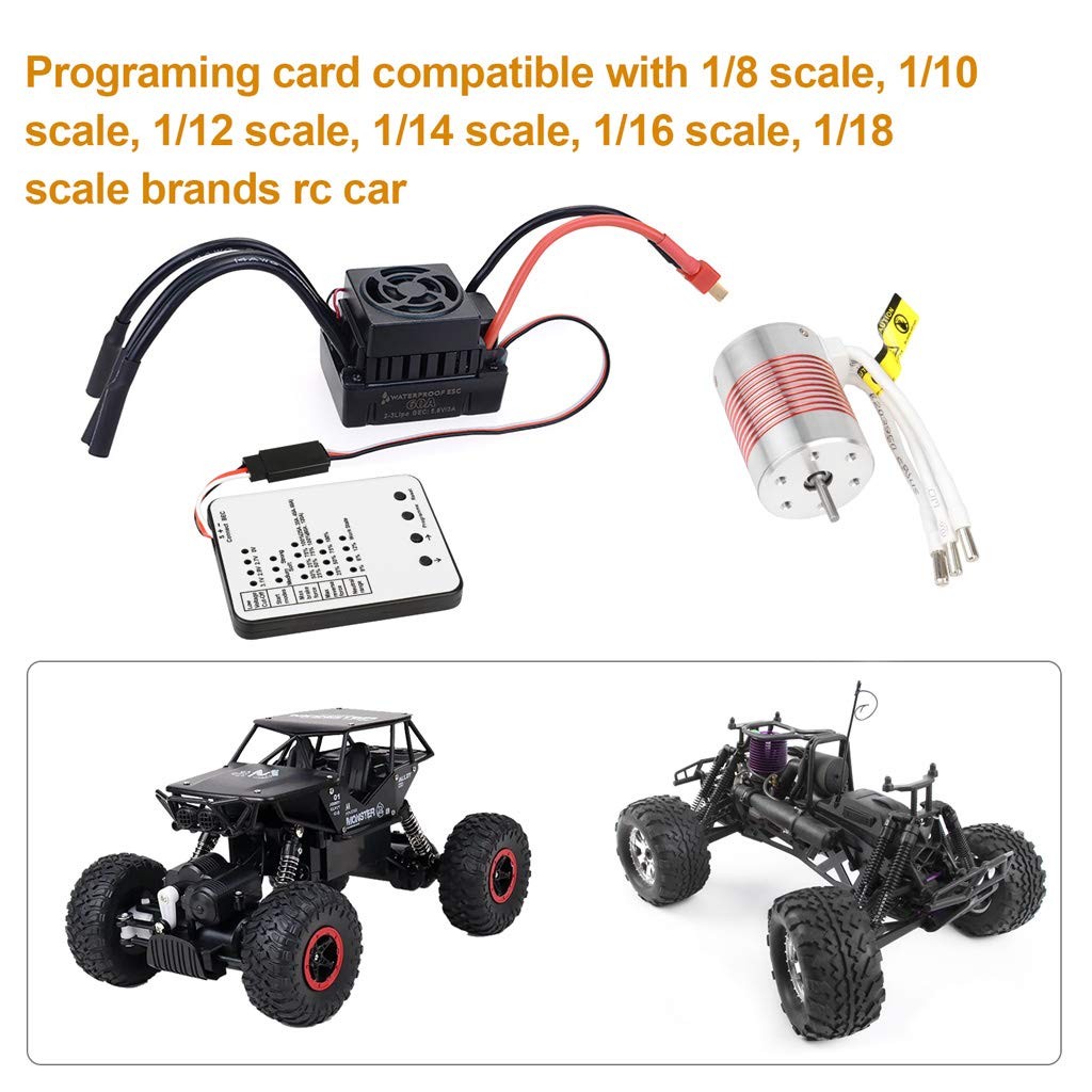 Surpass Hobby Programming Card RC Car Electronic Speed Controller Programmer ...