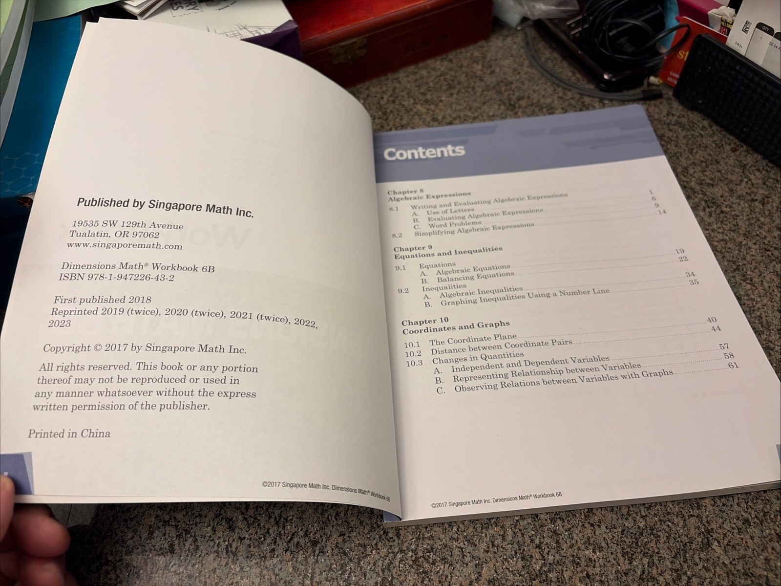 Dimensions Math Workbook 6B (Trade Paperback)