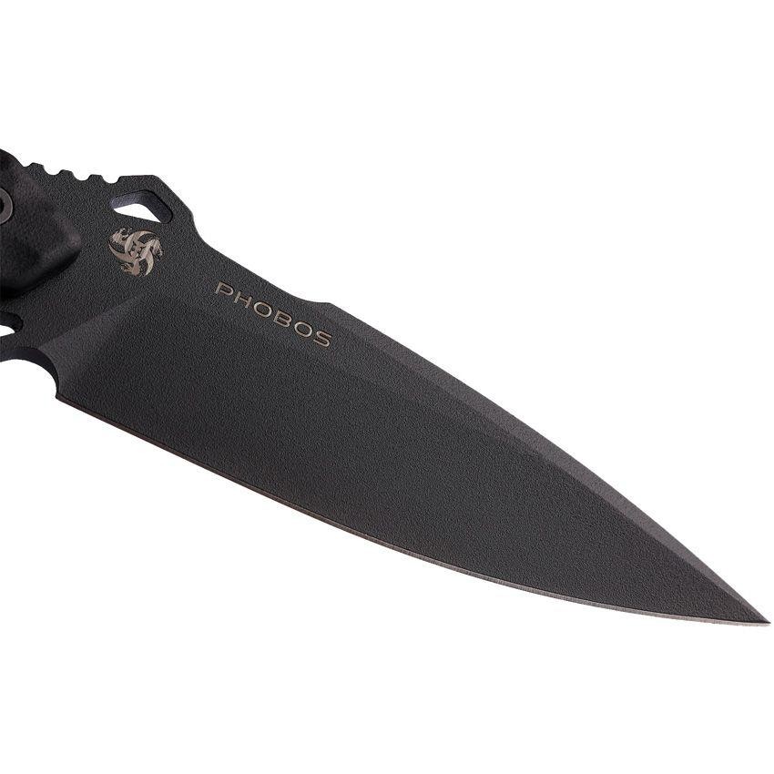 New Hydra Knives Phobos Fixed Blade Black HK-16-BL