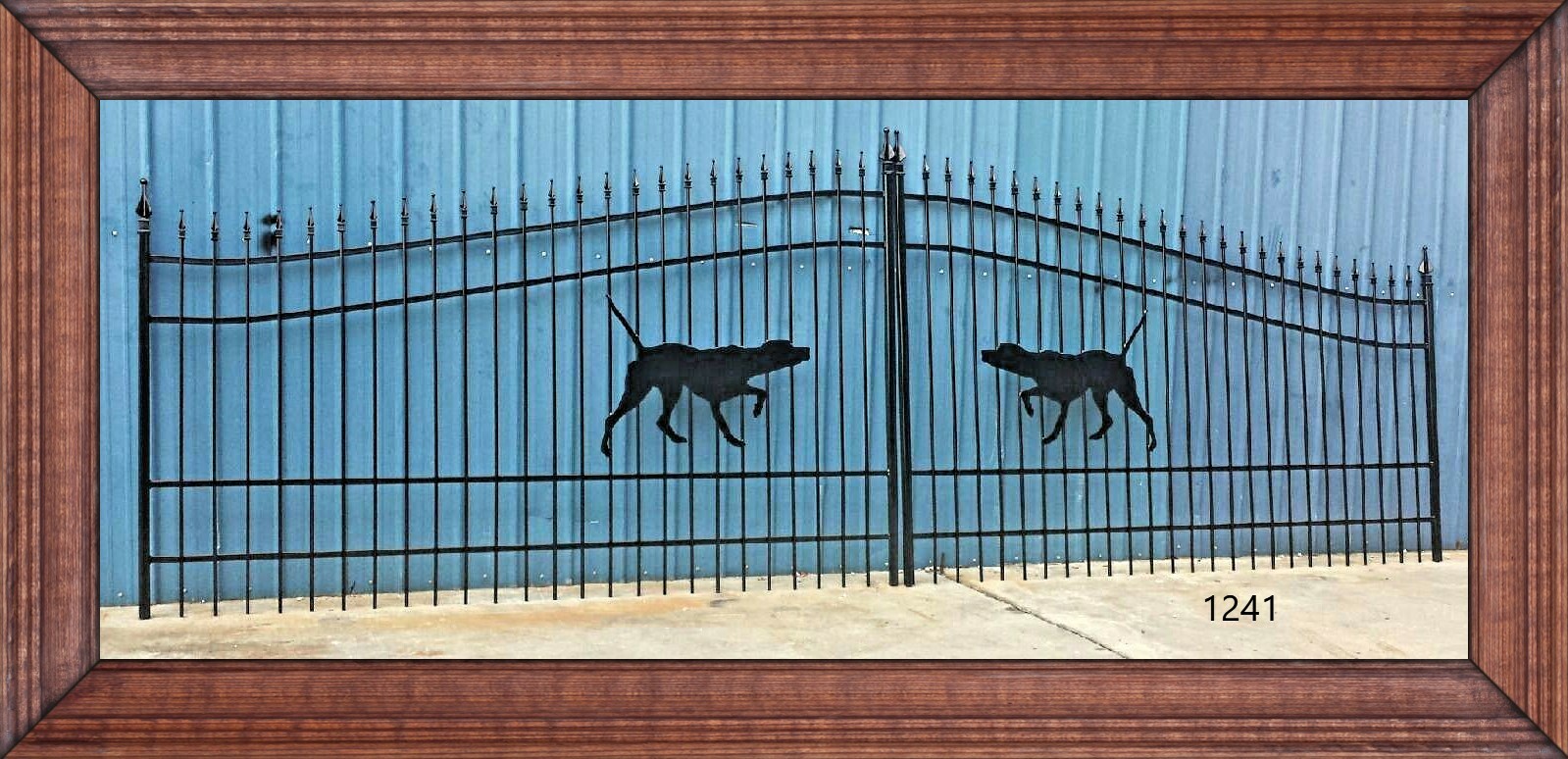 On Sale #1241 Wrought Iron Style Steel Cast Metal Gates Driveway 16' WD Security