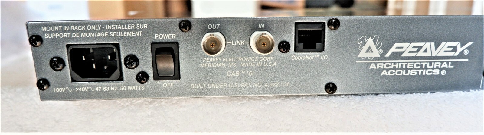 Peavey MediaMatrix CAB 16D Digital Audio Bridge