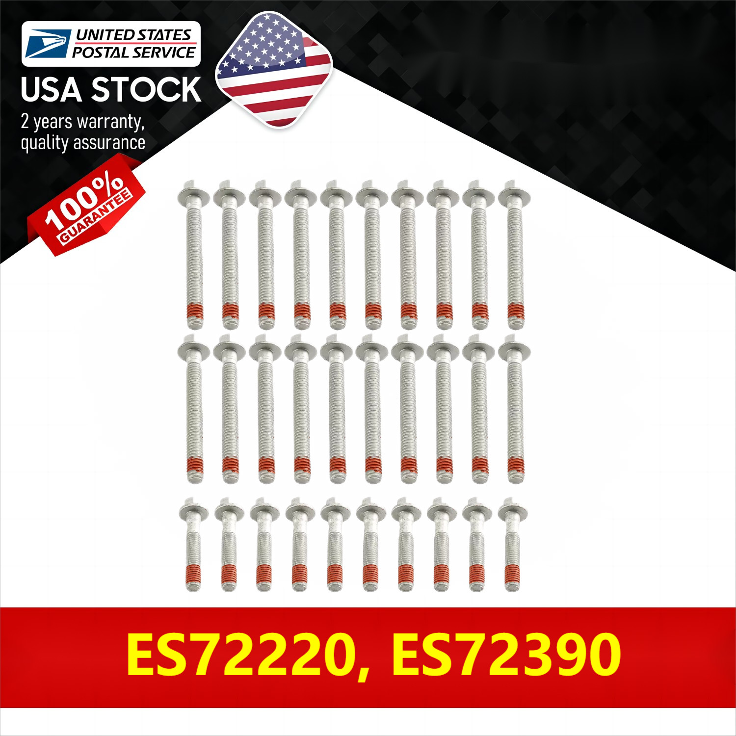 Fit 2004-09 GM 4.8/5.3/5.7/6.0/6.2L V8 OHV Vortec Engine Cylinder Head Bolt Set