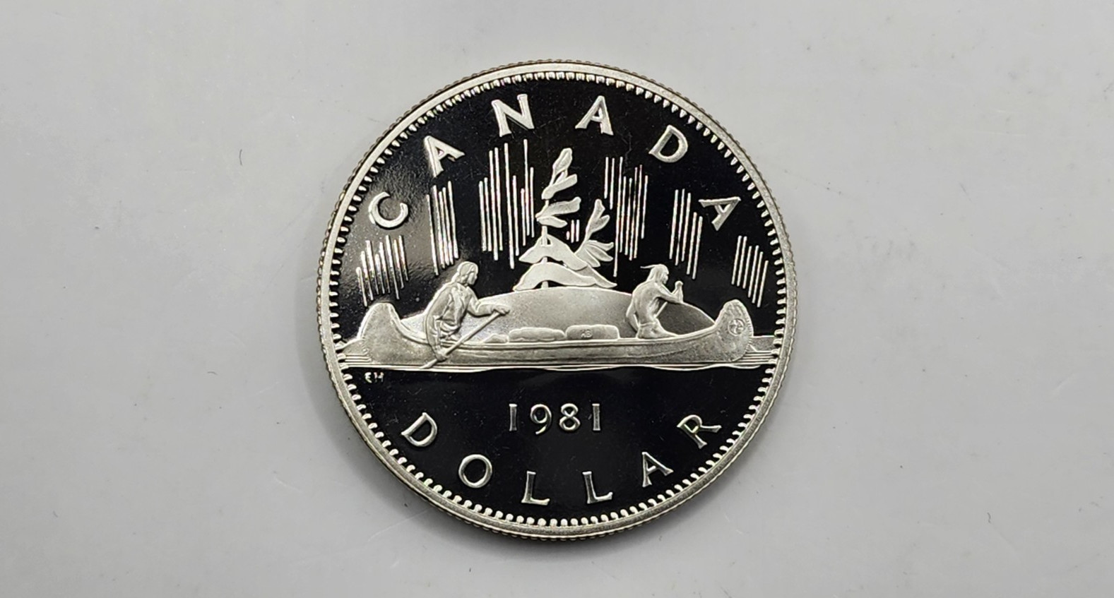 1981 Canada 1 Dollar Proof Coin - Elizabeth II 2nd Portrait - KM# 120.1