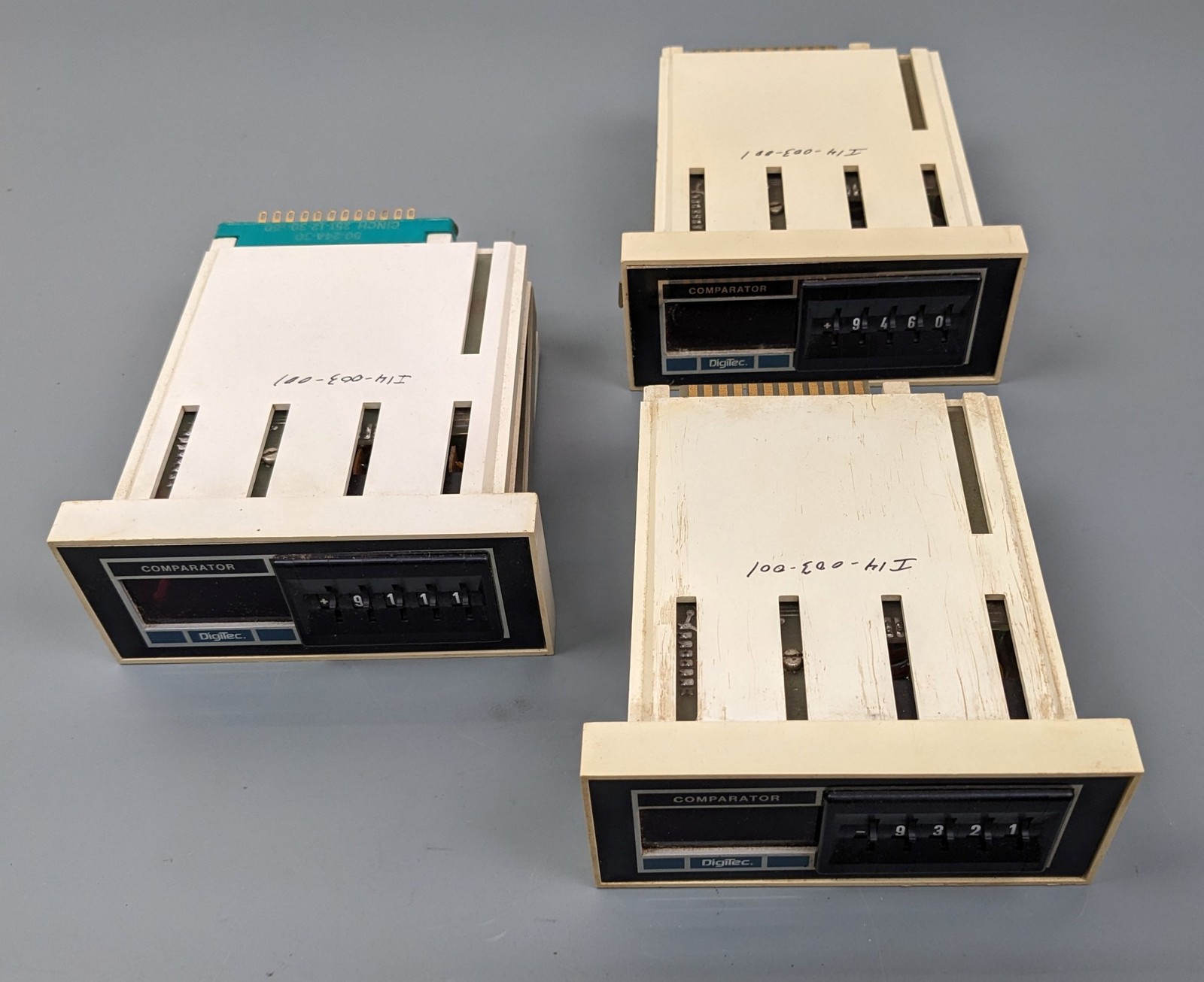 (3) DIGITEC 685 Comparator Modules